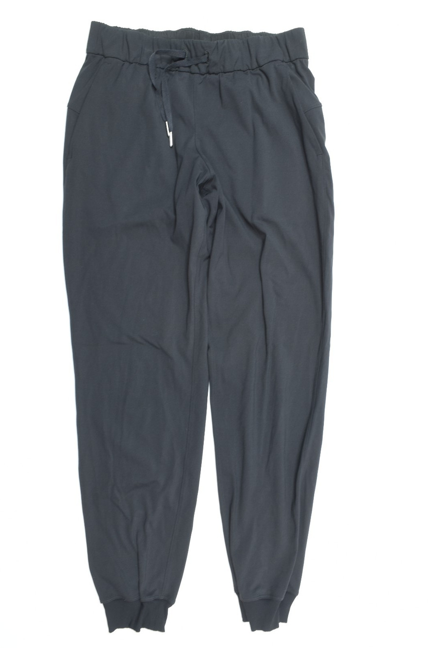 Lululemon On the Fly Joggers Womens 4 Black Mid-Rise Stretch Pull-On Slim